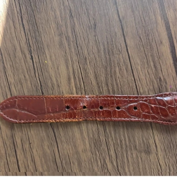 Brooks Brothers Stretch Braided Leather Belt Size 42 Hand Made in USA - Picture 5 of 9